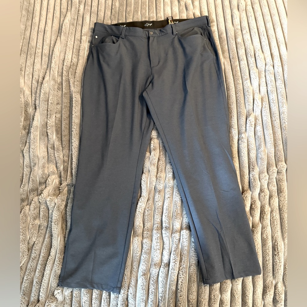 Greg Norman Men’s Golf Pants Charcoal Gray 40W 30L 5 Pocket